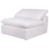 Clay Slipper Chair Livesmart Fabric White