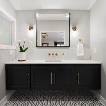 guest bedroom + bath
