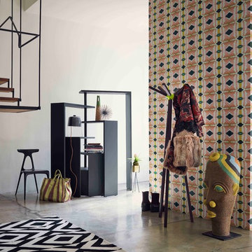 125-3 Peach Wallpaper Installations