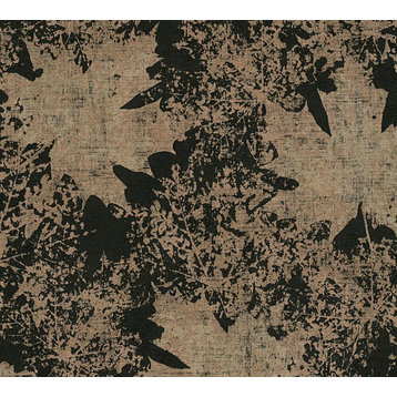 Borneo, Exotic Tropical Atmosphere Black Wallpaper Roll,Nature Wall Decor