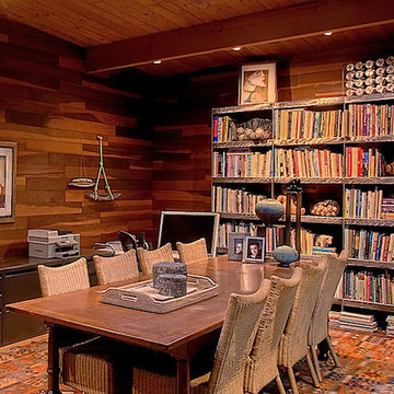 Interior Designer's own home in the woods