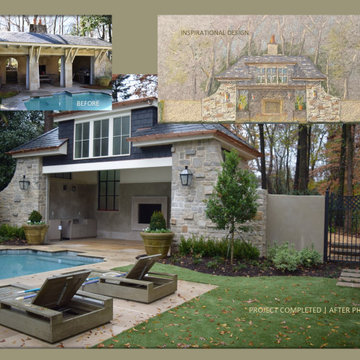 Pool Cabana Makeover