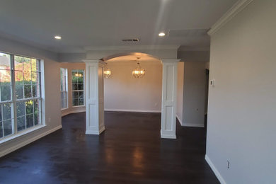 Dining room - transitional dining room idea in Dallas