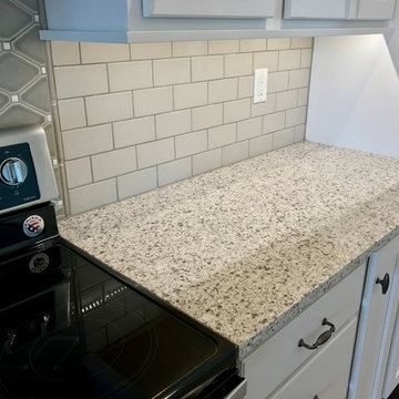 Geneseo New Construction Koch Painted White MSI Quartz Peppercorn White
