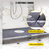 VEVOR Shower Curb Kit Watertight Shower Pan, 38x60 Inch