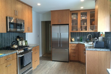 Inspiration for a small coastal kitchen remodel in San Francisco