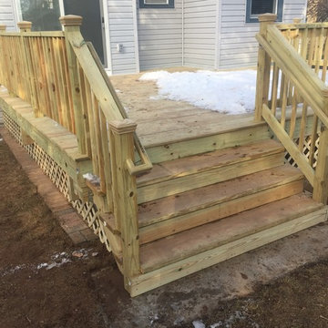 New patio deck