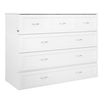 Atlantic Furniture Deerfield Murphy Full size Bed/Chest in White