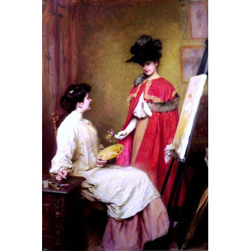Emile Friant Studio Visit Wall Decal