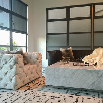 Santa Monica Penhouse Apartment - Living Room Makeover