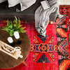 Jaipur Living Paloma Indoor/Outdoor Tribal Red/Black Rug, 2'x3'