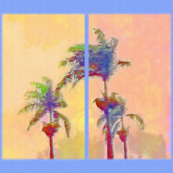 Tropical Monsoon Diptych - Artwork