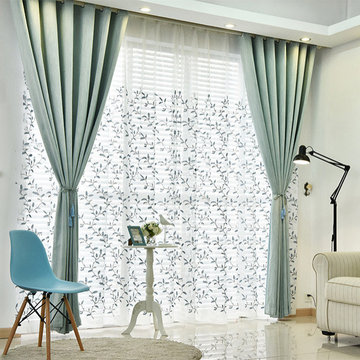 QYX2209A Illawarra On Sales Slub Cotton Custom Made Curtains