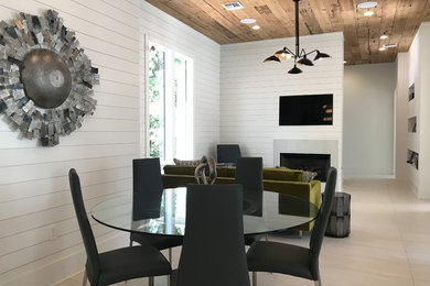 Example of a trendy dining room design in New Orleans