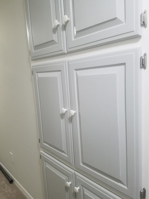 Updating Hardware Hallway Cabinet Knobs Help