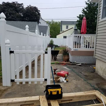 Before & After Fence Replacement in Neptune, NJ