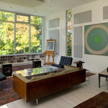 low bookshelves