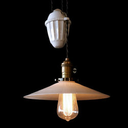 Porcelain Pulley Lights - Ceiling Lighting