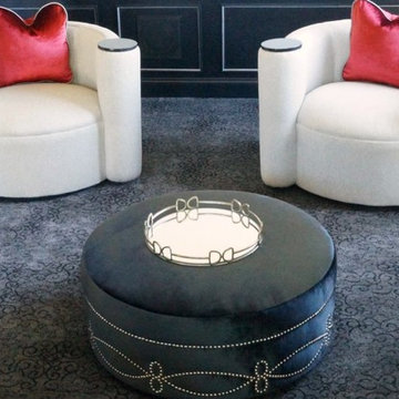 Paris Themed Media Room
