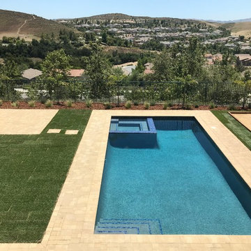 Backyard with a View, and a new Pool!