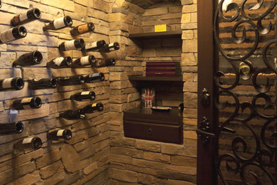 Inspiration for a wine cellar remodel in Chicago