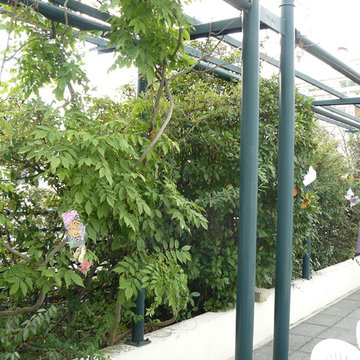 Entretien d'une terrase de maison de retraite