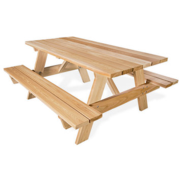 6-ft Classic Wood Picnic Table