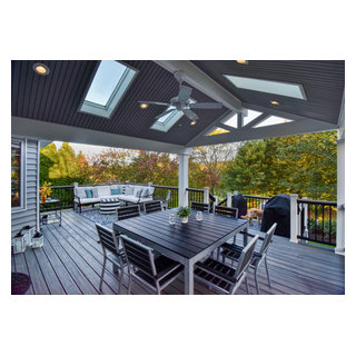 Wexford Covered Deck and Patio - Transitional - Deck - Other - by ...