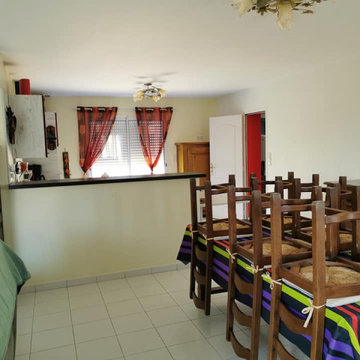 Rénovation salon cuisine