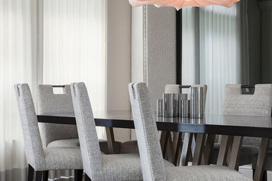 Inspiration for a transitional dining room remodel in Orlando