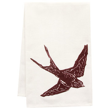 Organic Swallow Tea Towel
