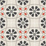 Vinyl Floor Tile Sticker, Tulipano Floor Panel, Set of 2