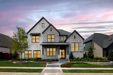 Inspiration for an exterior home remodel in Dallas