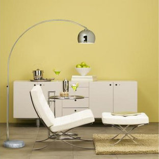 George Kovacs Portables 1 Light Arc Floor Lamp in Chrome with White Marble Base