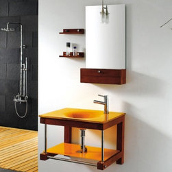 Glass Bathroom Vanities - Bathroom Vanities And Sink Consoles