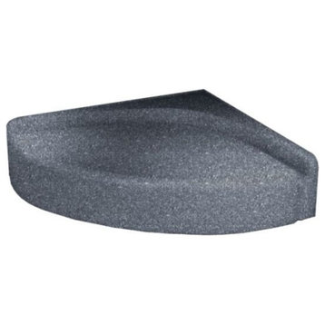 Swan 16.313x16.313x4 Solid Surface Shower Seat, Night Sky