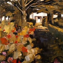 El Jardin Del Hotel by Luiz Fernandez Hebrero - Artwork
