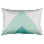 DDCG - Turquoise Pattern King Pillow Sham - Complete the look of your bedroom with the Turquoise Pattern King Pillow Sham. This fun pillow sham features a turquoise, teal and white geometric design that will add style and comfort to your bedroom. Pair with the Turquoise Pattern Duvet Cover to complete the set, items sold separately.