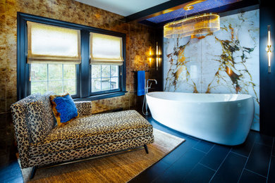 Inspiration for a bathroom remodel in Cleveland