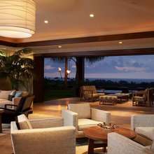 glass doors to outside