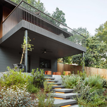 modern front porch in san anselmo