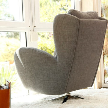 Romeo Lounge Swivel Rocking Chair from Famaliving California