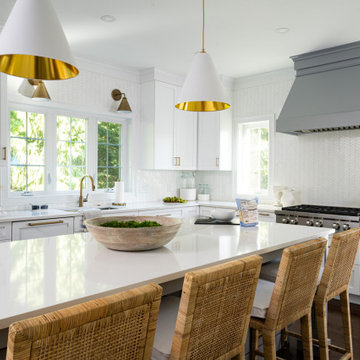 Dreamy Transitional Kitchen in Needham