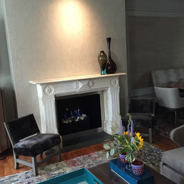 South End Custom fireplace