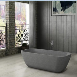 designer stone bathroom ware from the pietra bianca collection - Bathtubs