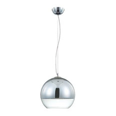 100 Watt Pendant Lights Houzz Eurofase Lighting 20453 Chromos 1 Light 100 Watt Down Pendant