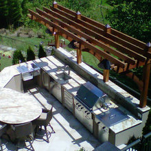 outdoor kitchen