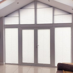 Gable pleated blinds for apex windows fitted in Swords, Dublin - Products