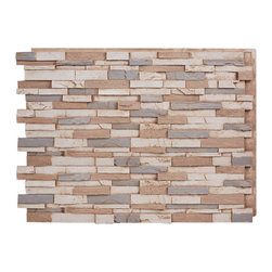 147-36-EVEREST DEEP SLATE STACKED WALL PANEL - 36"H - Wall Panels