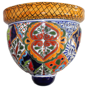 Talavera Medium Wall Planter, F